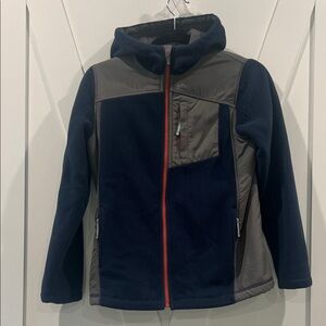 Lands End boys size M (10-12) lightweight fleece coat. Great condition.